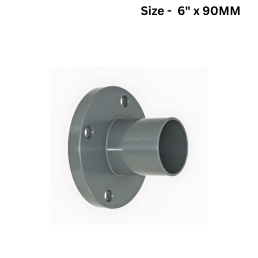 Quickair Flanged End For Aluminium Grooving Pipe - 6" x 90MM