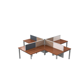 Wintech Work-Station Table Bloomy Cluster - Smart (5 Feet x 2 Feet x 4 Feet ) -25mm Thickness