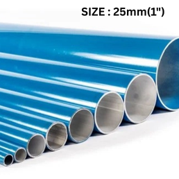 Quickair Compressed Air Aluminum Pipe Seamless-6063 Grade-3 Meter Length-25mm-1"