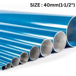 Quickair Compressed Air Aluminum Pipe Seamless-6063 Grade-6 Meter Length-40mm-1-1/2"