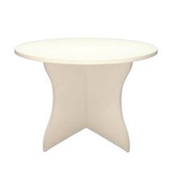 Wintech Meeting & Discussion Table Heritage Curve D?(3Feet x 2.5 Feet )-25mm Thickness