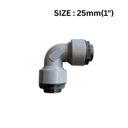 Quickair Push Fit Equal Elbow Connector For Aluminium Compresser Piping-25mm-1"