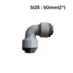Quickair Push Fit Equal Elbow Connector For Aluminium Compresser Piping-50mm-2"