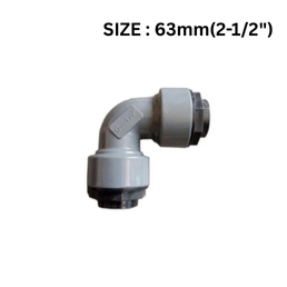 Quickair Push Fit Equal Elbow Connector For Aluminium Compresser Piping-63mm-2-1/2"